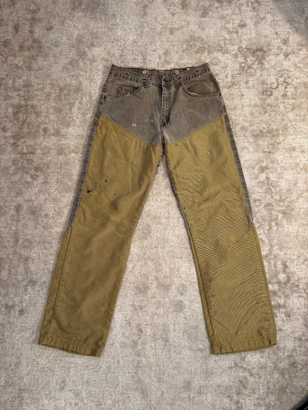 Vintage Wrangler Brush Pants 33x32 Upland Hunting Briar Guard Canvas Pro Rodeo